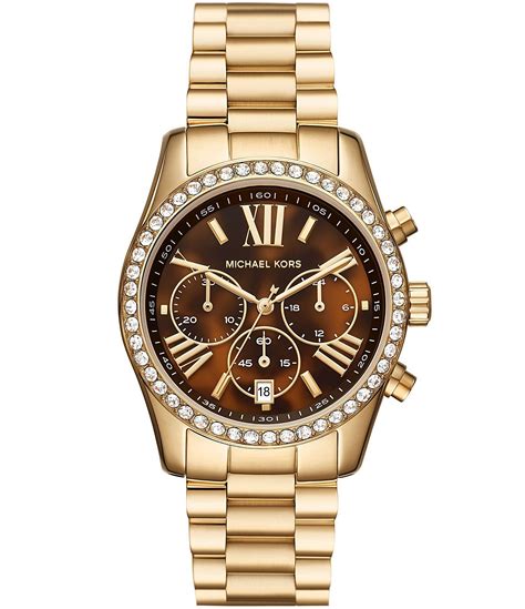 chronograph michael kors damen|Michael Kors lexington chronograph watch.